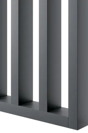 Claustra bois intérieur Gris ardoise