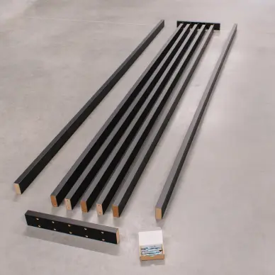 Claustra bois intérieur Noir - 4