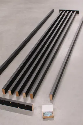 Claustra bois intérieur Noir