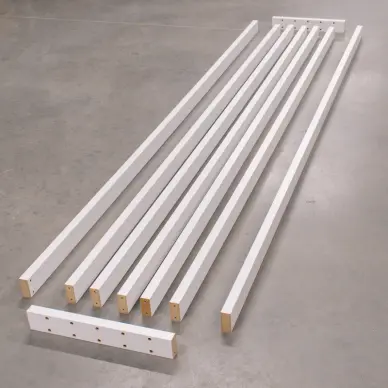 Claustra bois intérieur Blanc - 4