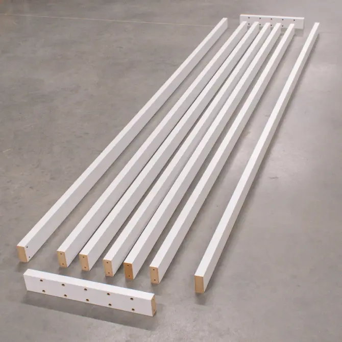 Claustra bois intérieur Blanc