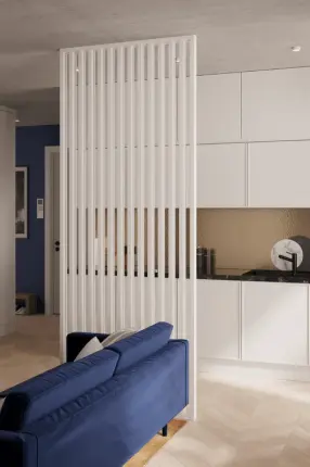 Claustra bois intérieur Blanc