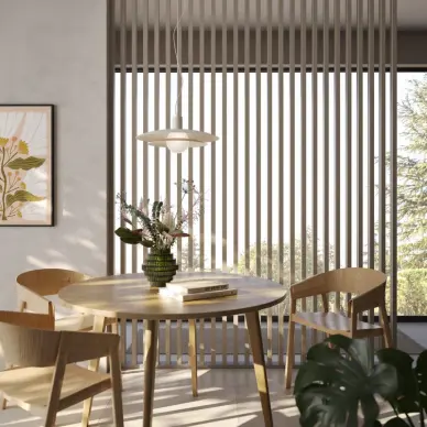 Claustra bois intérieur imitation Noyer - 3