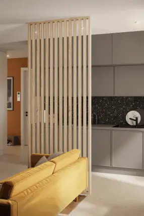 Claustra bois intérieur imitation Chêne Sonoma