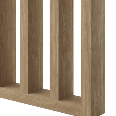 Claustra bois intérieur imitation Chêne naturel - 3