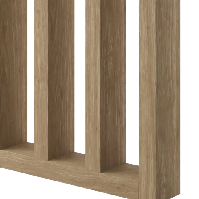 Claustra bois intérieur imitation Chêne naturel