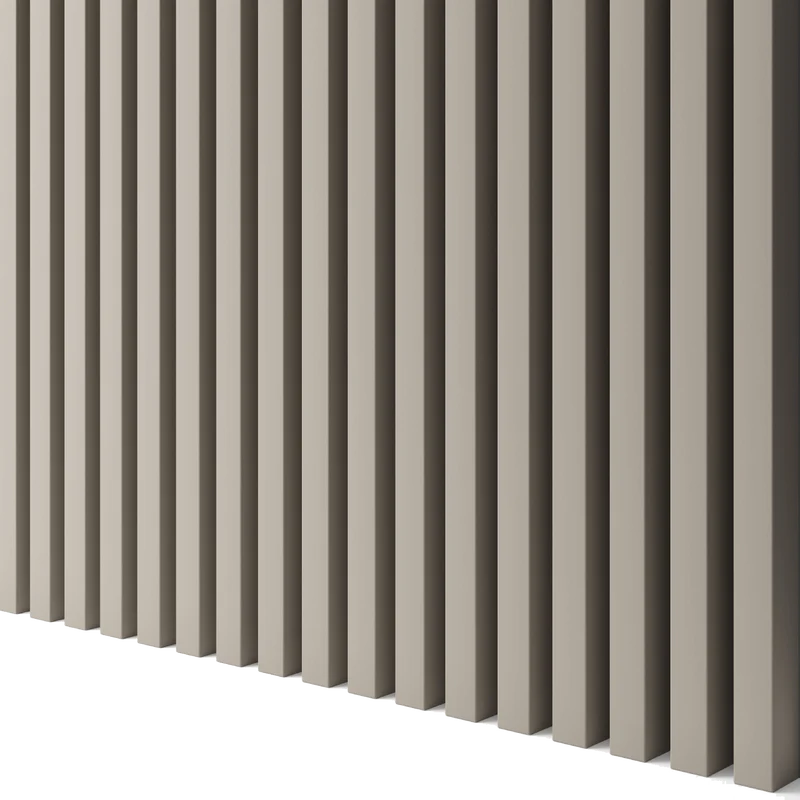 Latte de bois murale individuelle Beige sable | Direct Décor...