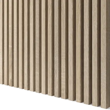 Latte de bois murale individuelle Léo Chêne Sonoma - 1