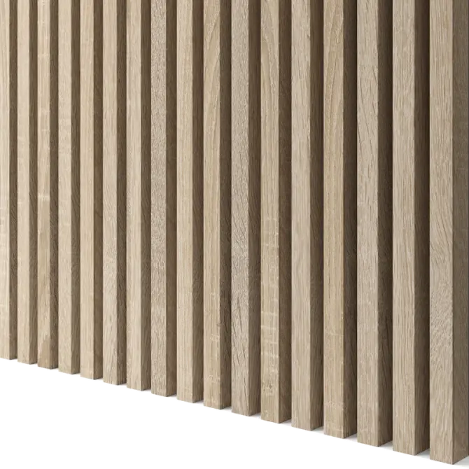 Latte de bois murale individuelle Léo Chêne Sonoma