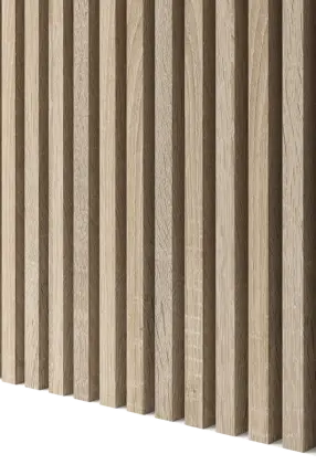 Latte de bois murale individuelle Léo Chêne Sonoma