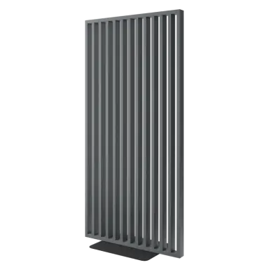 Cloison amovible bois Gris ardoise