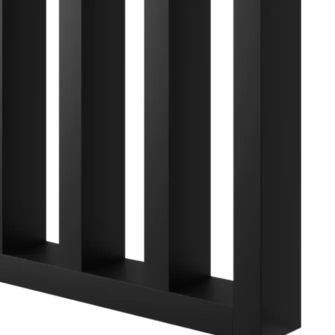 Cloison amovible bois Noir