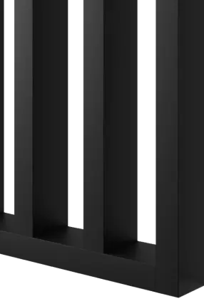 Cloison amovible bois Noir