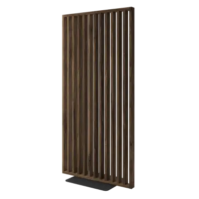 Cloison amovible bois imitation Noyer
