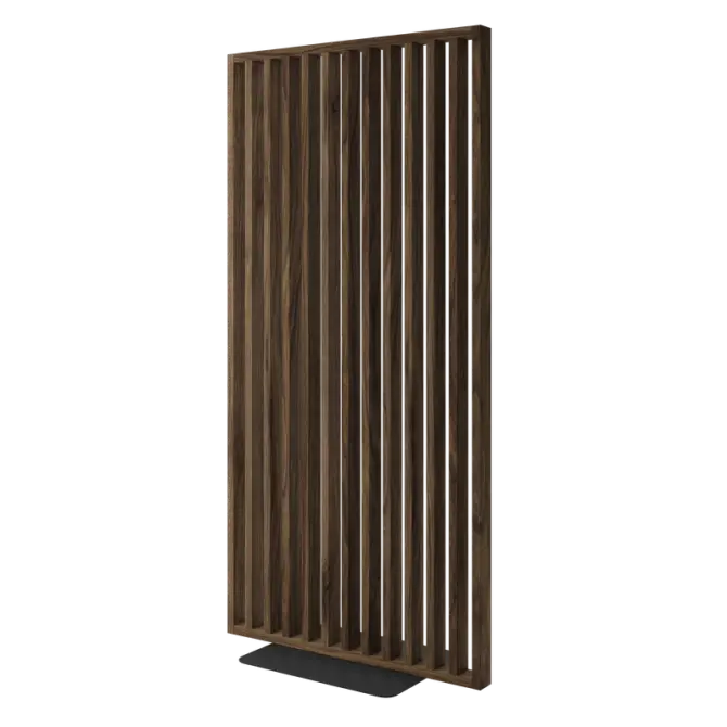 Cloison amovible bois imitation Noyer
