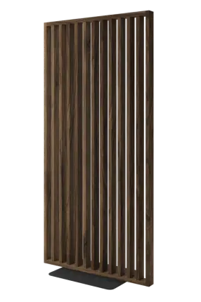 Cloison amovible bois imitation Noyer