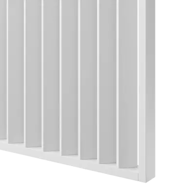 Cloison amovible bois Gaspard Blanc - 4