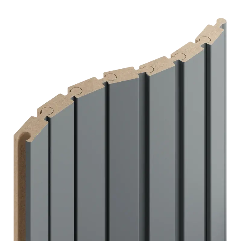 Lame murale emboîtable Puzzle Gris ardoise