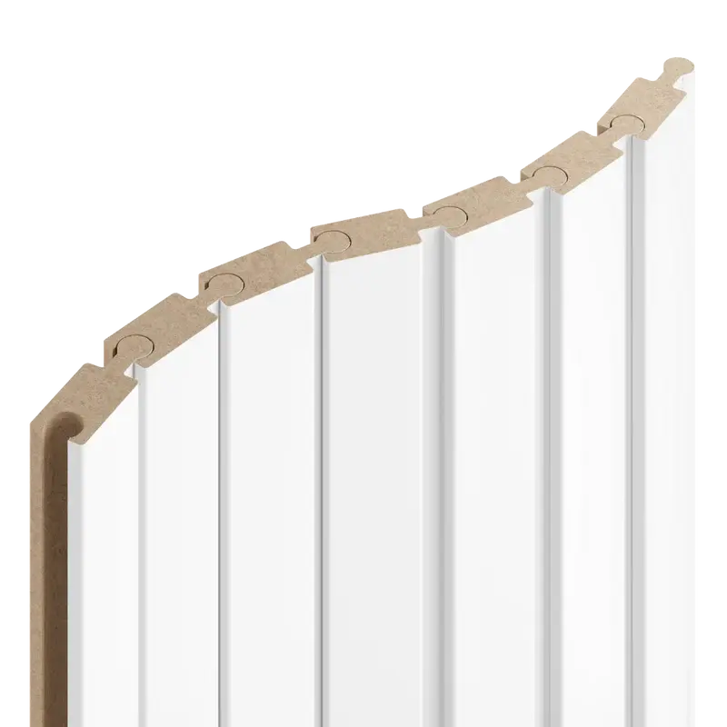 Lame murale emboîtable Puzzle Blanc