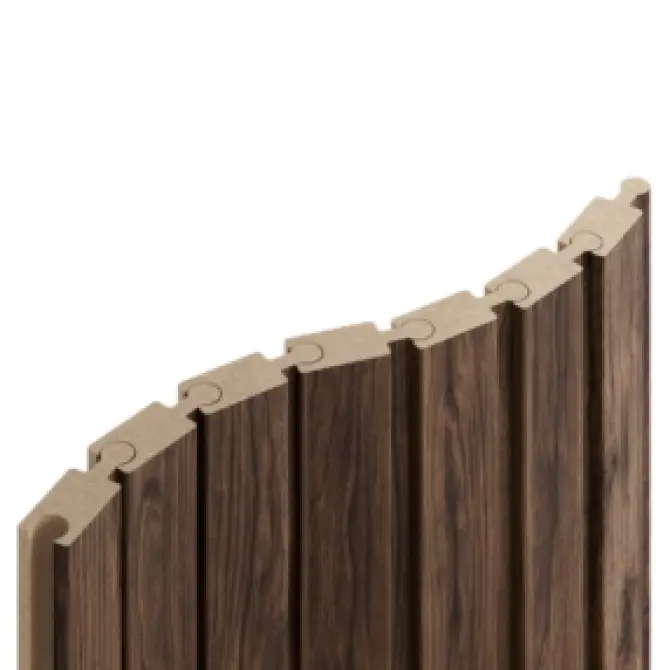 Tasseau mural emboîtable Puzzle Noyer