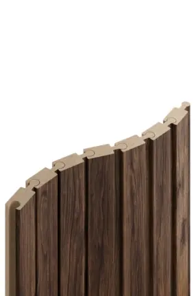 Tasseau mural emboîtable Puzzle Noyer