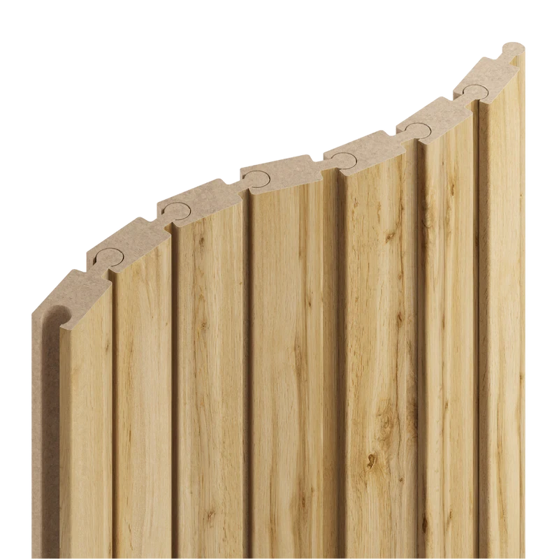 Lame murale emboîtable Puzzle Chêne rustique