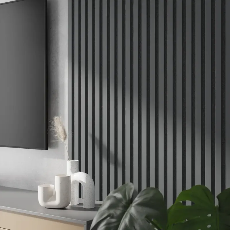 Panneau acoustique bois Elio Gris ardoise