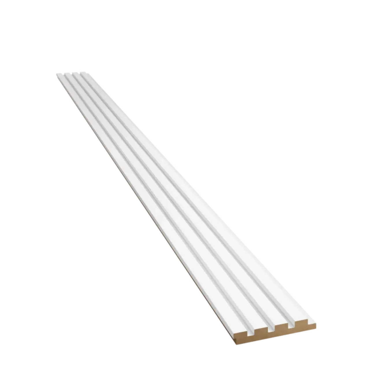 Lambris bois minilames Milo Blanc