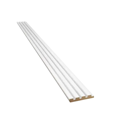 Lambris bois minilames Milo Blanc