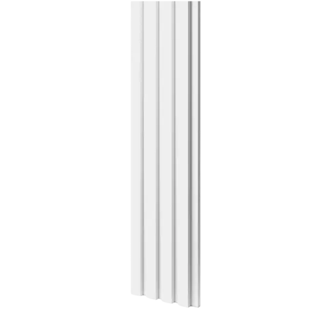 Lambris bois minilames Milo Blanc