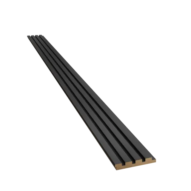 Lambris bois minilames Milo Noir