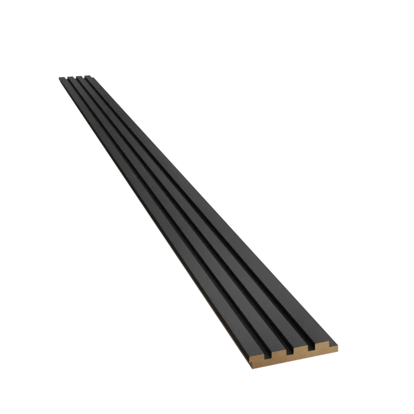 Lambris bois minilames Milo Noir