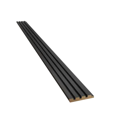 Lambris bois minilames Milo Noir