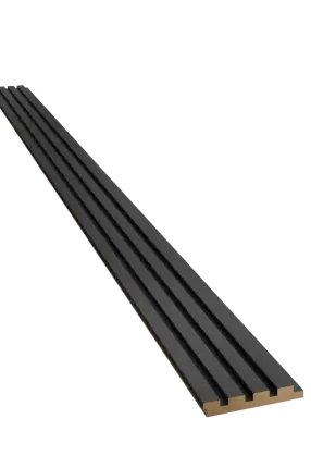 Lambris bois minilames Milo Noir