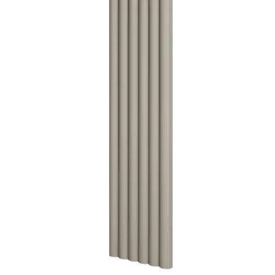 Panneau mural bois arrondi Sacha Beige sable