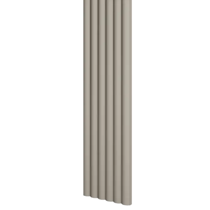 Panneau mural bois arrondi Sacha Beige sable
