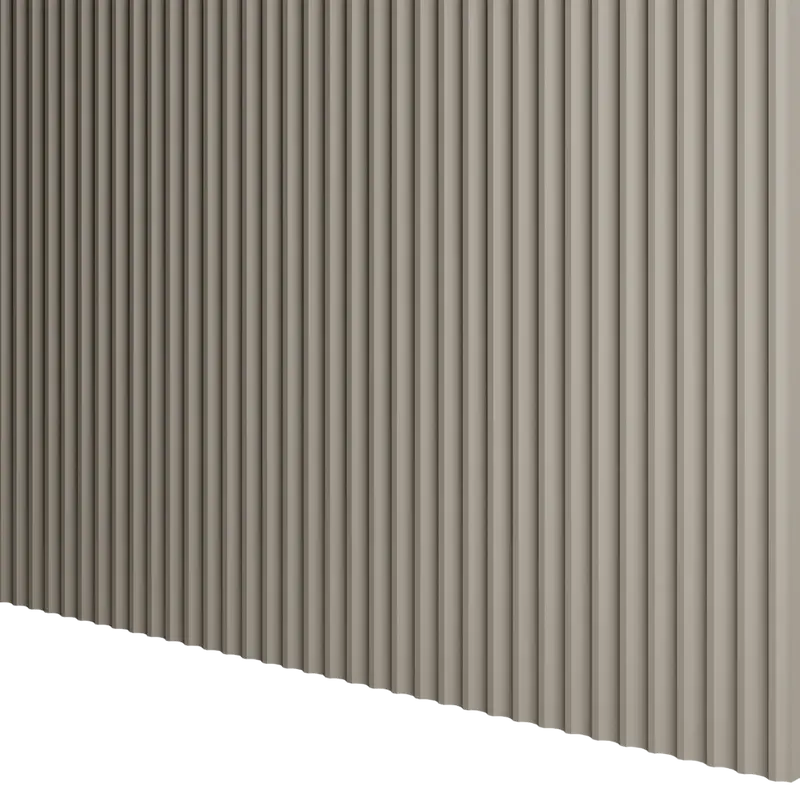 Panneau mural bois effet vague Naya Beige sable
