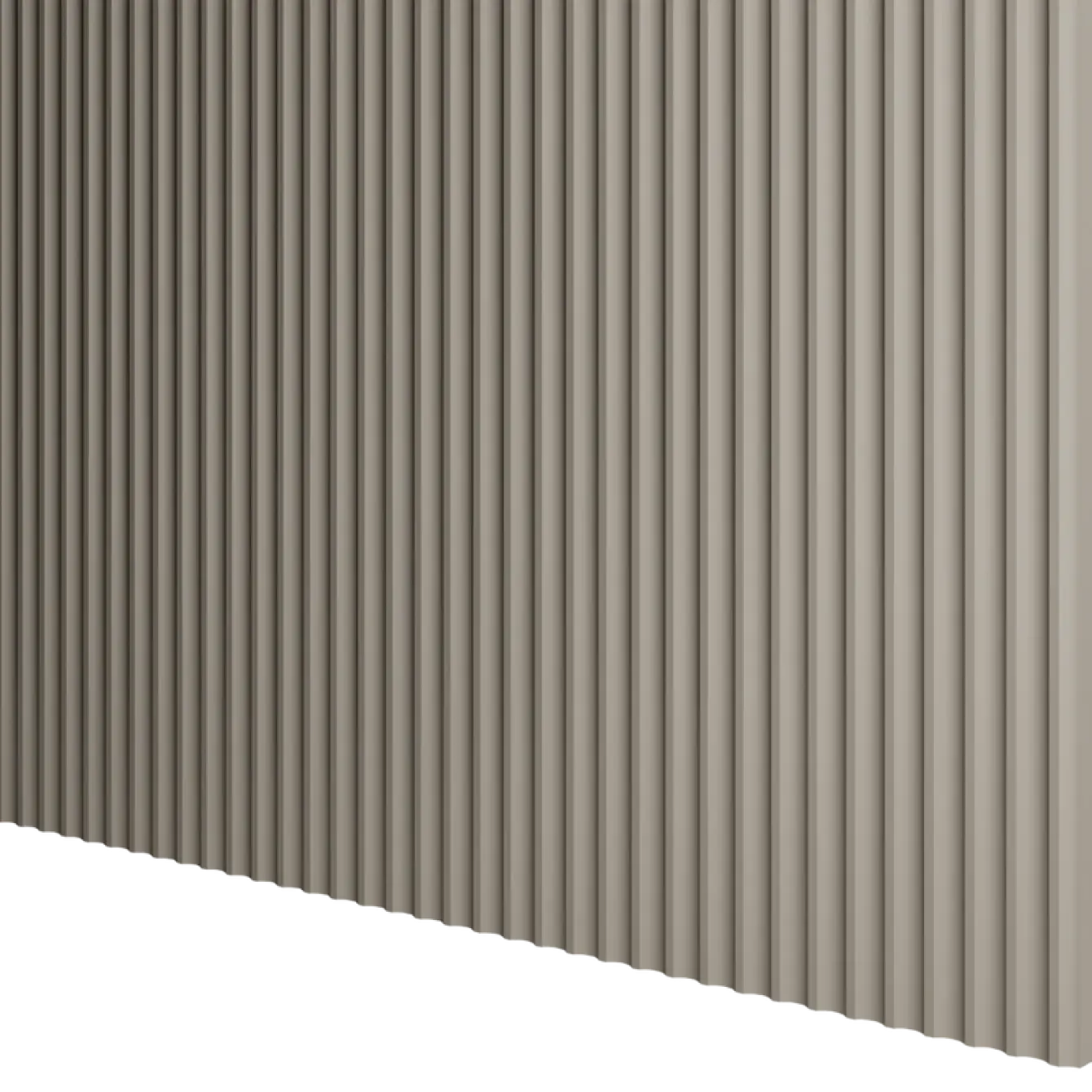 Panneau mural bois effet vague Naya Beige sable