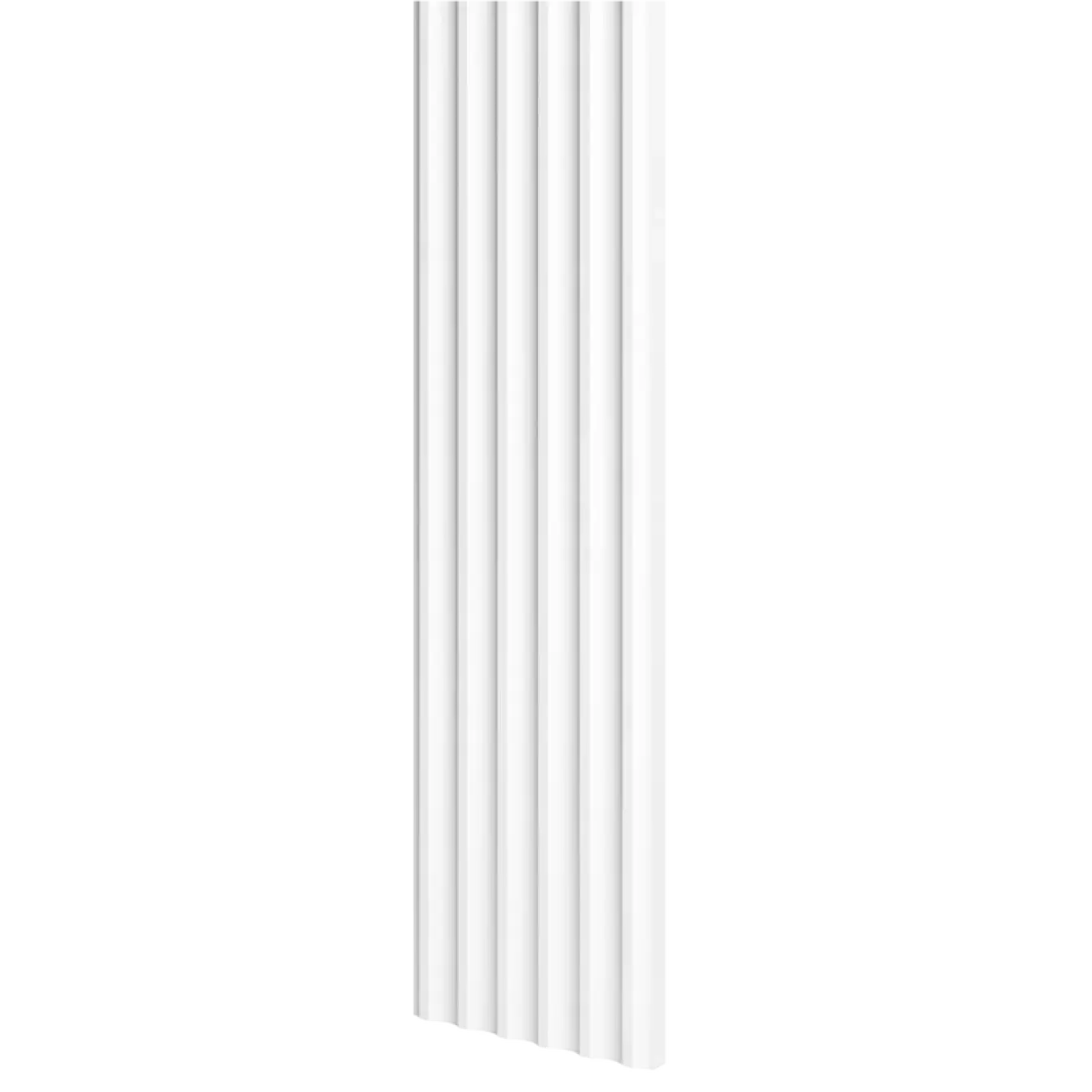 Panneau mural bois effet vague Naya Blanc