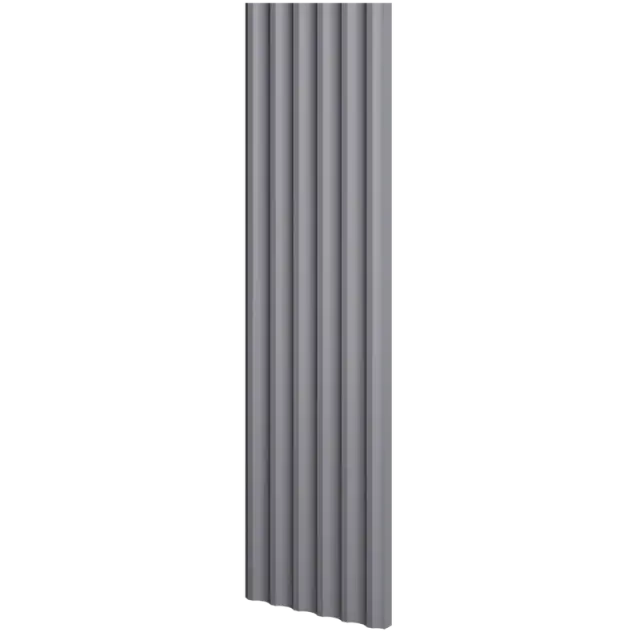 Panneau mural bois effet vague Naya Gris ardoise