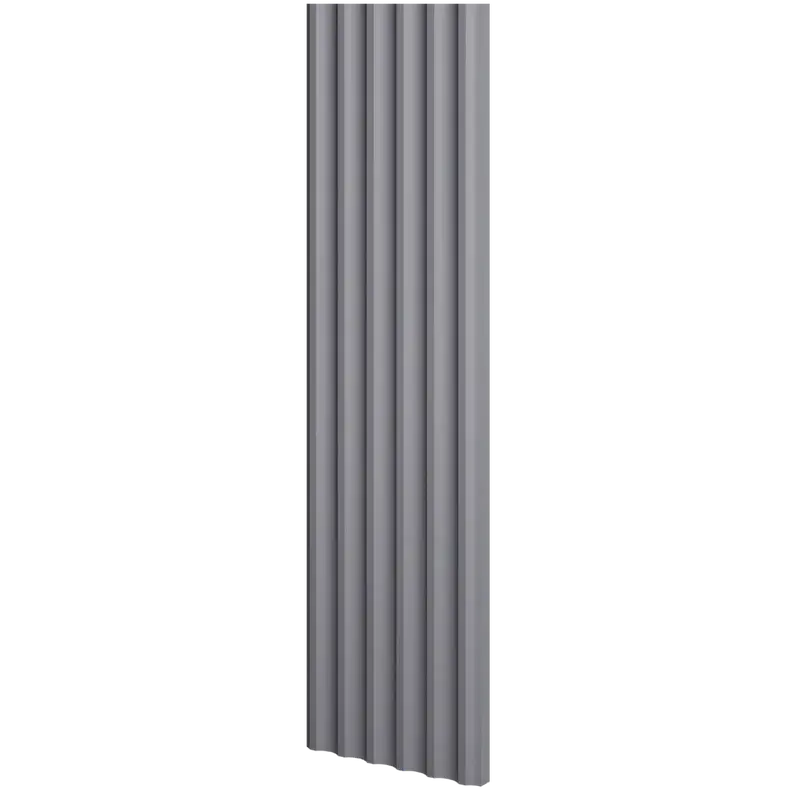 Panneau mural bois effet vague Naya Gris ardoise