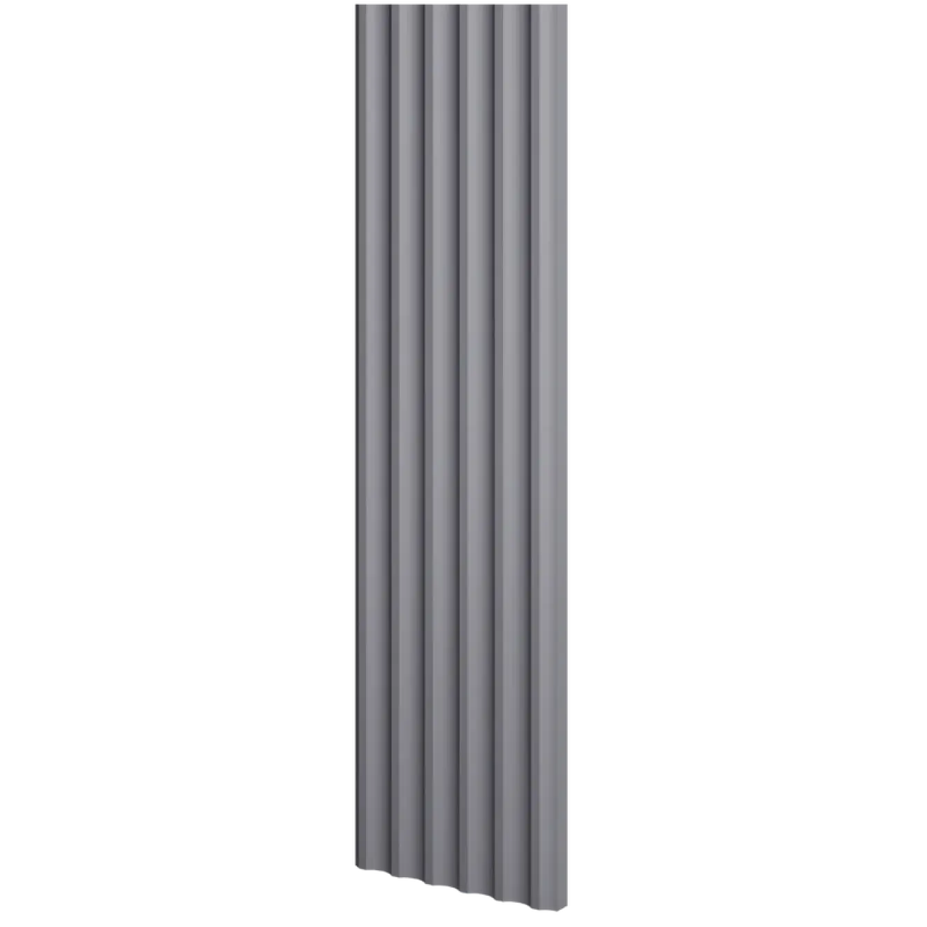 Panneau mural bois effet vague Naya Gris ardoise
