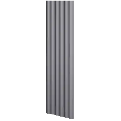 Panneau mural bois effet vague Naya Gris ardoise