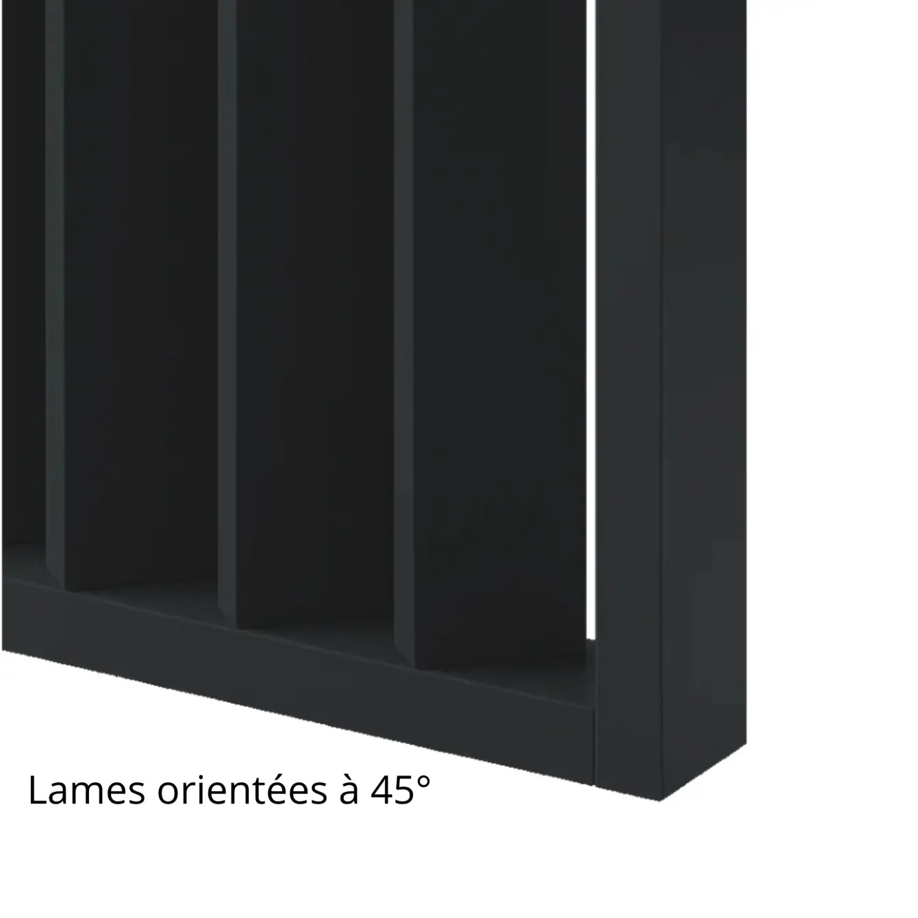 Cloison amovible Gaspard Noir