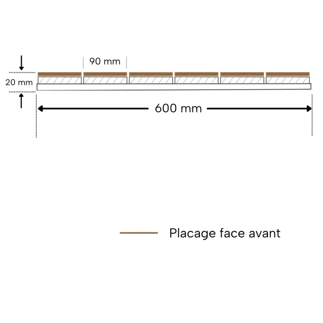 Panneau acoustique bois Oscar - 3