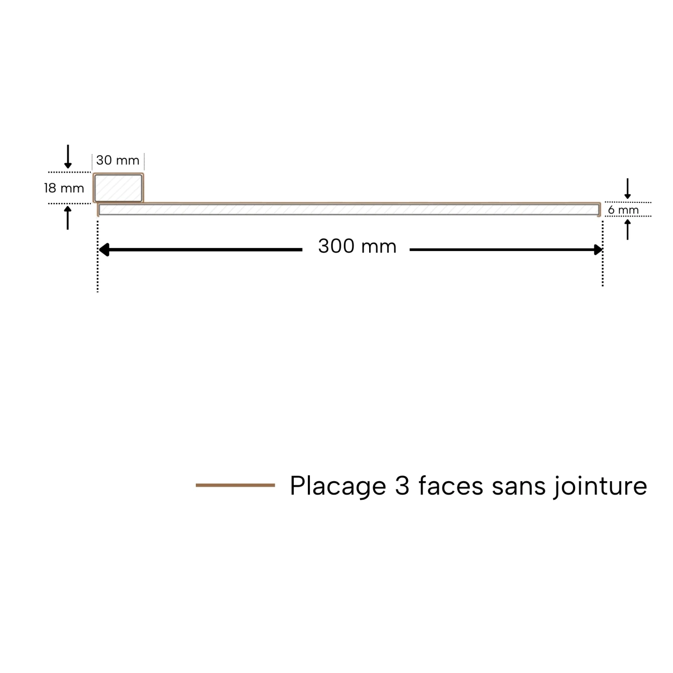 Panneau mural bois Japandi Beige sable