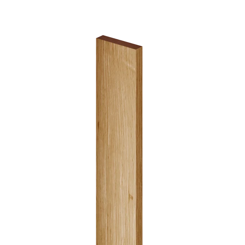 Latte de bois murale individuelle Léo Chêne naturel