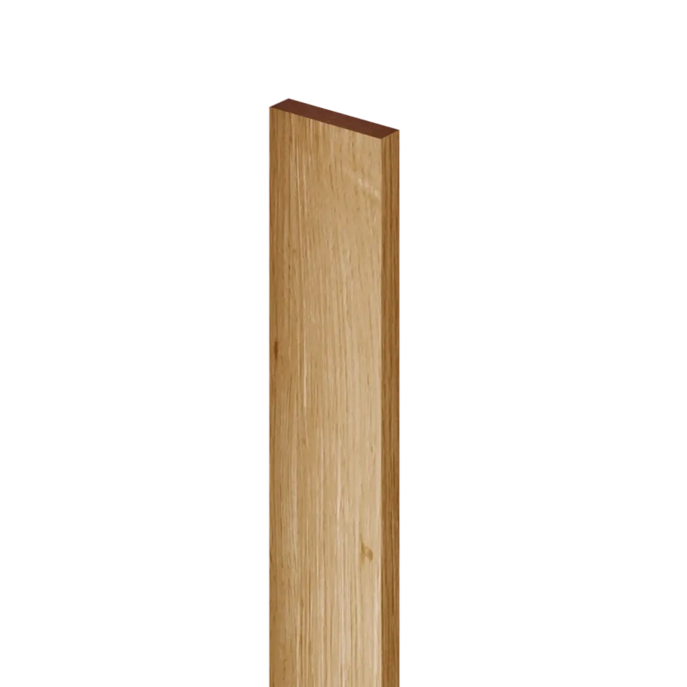 Latte de bois murale individuelle Léo Chêne naturel