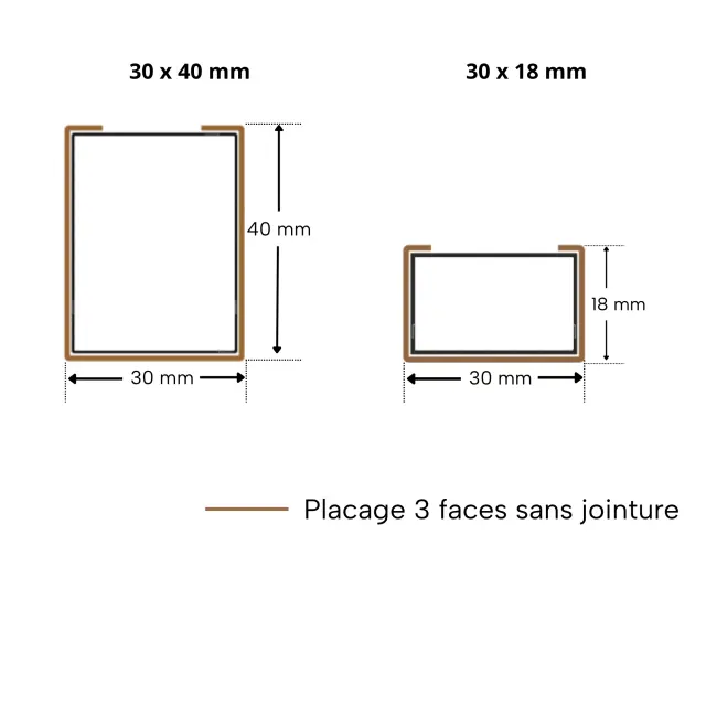 Latte de bois murale individuelle Léo Beige sable - 4