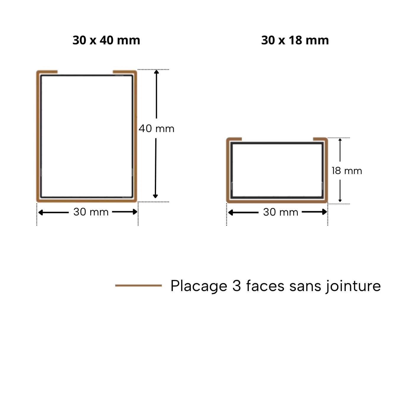 Latte de bois murale individuelle Léo Beige sable